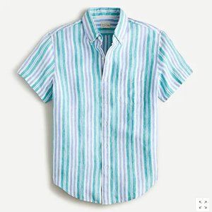 J. Crew Short sleeve Baird McNutt linen shirt M